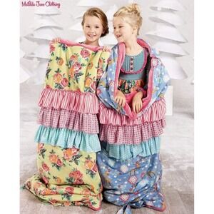 Matilda Jane Rosy Outlook Sleeping Bag Blanket Yellow‎ Roses Ruffles Shabby